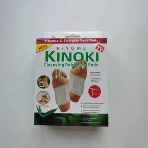 Patchs Détoxifiants Chauds Kinoki pour les Pieds – Nettoyants, Amincissants, à Base de Plantes, Adhésifs, pour Massage Relaxant et Détoxification des Pieds - Product Image 1