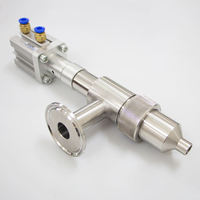 Buse de remplissage anti-goutte en acier inoxydable 304 à embout droit pour machine de remplissage pneumatique