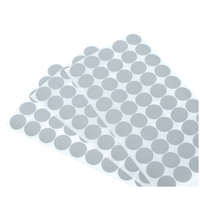Étiquettes en tissu de qualité industrielle, autocollants ronds adhésifs