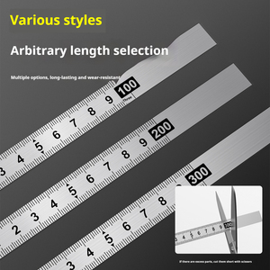 Striscia di Righello Autoadesivo in Acciaio Inossidabile con Adesivo sul Retro, Righello Personalizzabile per Sega <span class=keywords><strong>da</strong></span> <span class=keywords><strong>Tavolo</strong></span> - Product Image 4