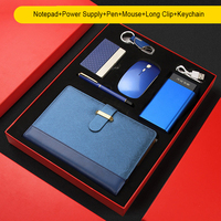 Coffret cadeau de luxe pour hommes Stylo USB Power Bank Porte-clés CardChristmas Executive Company Present Souvenir Gift Sets