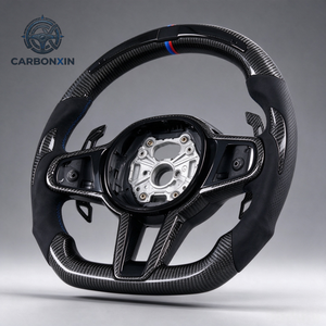 Volante de Fibra de Carbono Personalizado para BMW CS G F F30 F20 F10 E46 M2 M4 M3 M5 G20 G80 E90 E87 E38 F87 G28 G30 G38 G60 G87 X3 X5 - Product Image 5