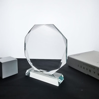 Personnalisation en gros de tout texte et motif grandes plaques de trophée de récompense en cristal de verre vierge