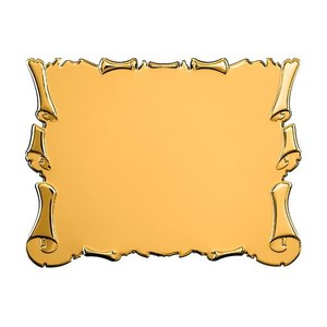 Piatto Decorativo in Pergamena per Sublimazione 230x180 mm - Product Image 1