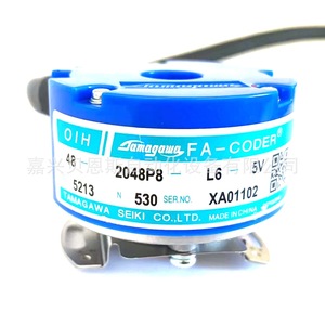 Codeur rotatif Tamagawa Fa Coder 48mm 2048P8 L6 5V incrémental avec câbles - Product Image 1