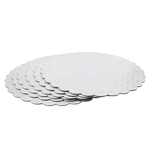 Cake Boards Drum Circle Cardboard Base Cake Board Rounds White 6 8 10 Food Cardboard Paper Or Custom Cake Board 12 Inch