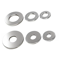 304 Stainless Steel Flat Washer DIN 125 M8 M10 M12 Corrosion Resistant Metal Plain Washers for Automotive Machinery Construction