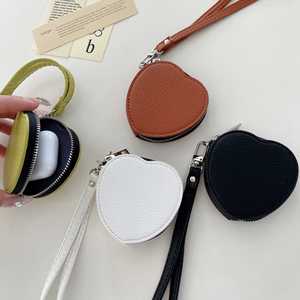 Fashion Pu Leather <b>Mini</b> and Purse Japan Heart Coin Bag Wallet <b>Pouch</b> With Zipper for Women - Product Image 2