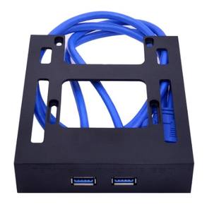 20Pin 2 Port USB 3.0 Hub USB 3.0 adaptor kabel Panel depan braket FDD untuk PC Desktop 3.5 inci Floppy Disk Drive Bay - Product Image 6