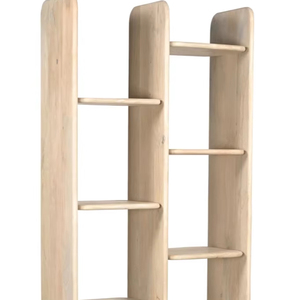 Estantería de madera de la mejor calidad, modelo abierto, color blanco, madera de mango TC, precio al por mayor, colección de muebles. - Product Image 1