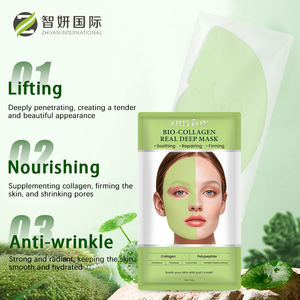 Großhandel koreanische Hautpflege Real Bio Collagen Gesichts maske Blatt Hydrat ing Overnight Hydrat ion Maskss Pore Minimizing - Product Image 3