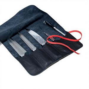 Estuche de Cuero Premium para Cuchillos de Chef, Bolsa de Viaje Profesional para Cocina, Resistente a Olores, Duradero, LSKR-0064 - Product Image 1