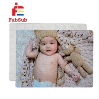 Puzzle de sublimation A4 vierge personnalisé en gros, 120 pièces, blanc pur, jouet éducatif pour enfants, puzzle de sublimation en papier