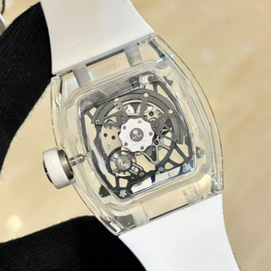 26 OEM-branded top-quality crystal case <b>skeletonized</b> <b>automatic</b> mechanical waterproof <b>watches</b> - Product Image 5