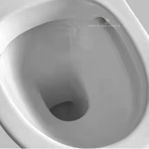 WC monobloc moderne en céramique blanc à double chasse pour hôtels et maisons, à vendre - Product Image 2