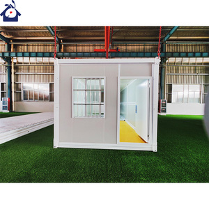 Maison de conteneur pliable légère pliable réutilisable pour les espaces de travail de bureaux mobiles - Product Image 1