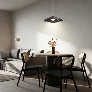Lámpara colgante de diseño creativo con forma de trébol de cuatro hojas, luz colgante LED moderna para interiores de 4W para comedor