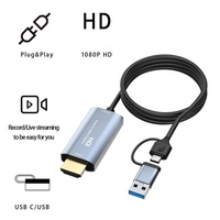 Tarjeta de Captura de Video Xput HDMI a USB3.0, Compatible con Entrada 4K 60Hz, Grabación 1080P 60FPS, Transmisión en Vivo de Juegos, Captura de Video con Cámara