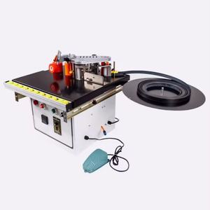 آلة لصق الحواف الخشبية الأوتوماتيكية المنحنية الصغيرة المحمولة من البي في سي، آلة صغيرة لصق الحواف الخشبية المنحنية - Product Image 3