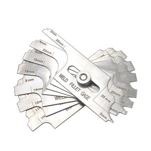 ROKTOOLS पट्टिका वेल्डिंग गेज 7pcs किट मीट्रिक वेल्ड पण वेल्डिंग निरीक्षण उपकरण - Product Image 1