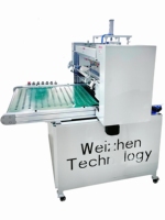 Machine à colle thermofusible électrique semi-automatique avec moteur sur courroie et double rouleaux pour le collage de cartons en mousse EPE et emballages en plastique