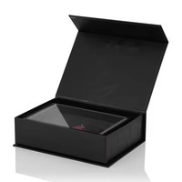 Boîte à tiroir coulissant de luxe imprimée sur mesure manchon cadeau en corde de ruban en carton rigide dur pour vernis à ongles huile faux cils chaussettes