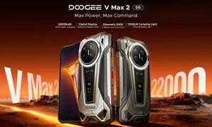 Smartphone robuste DOOGEE V MAX 2 5G 2026 avec processeur Dimensity 8300, écran numérique, 16 Go + 512 Go, batterie 22000 mAh, écran FHD+ 6,78 pouces, 200 MP - Product Image 4