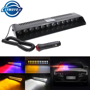 Luz estroboscópica Universal para coche, lámpara de advertencia intermitente para vehículo, luces de emergencia rojas y azules, 3 modos de parpadeo, 12V - Product Image 5