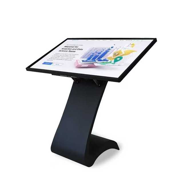 Hot Selling Floor Stand Interactive Kiosk Android System Horizontal Display Interactive Information Touch Screen Monitor Kiosk
