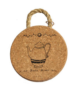 Support à casseroles élégant <span class=keywords><strong>2023</strong></span> en liège et corde de jute pour la maison, le bar, la cuisine, le restaurant, le café, les fournitures de mariage - Product Image 3