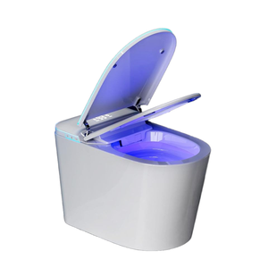 Toilette intelligente moderne avec bidet, siège chauffant, lumière nocturne, capteur de pied, désodorisation automatique, télécommande, garantie 3 ans - Product Image 2