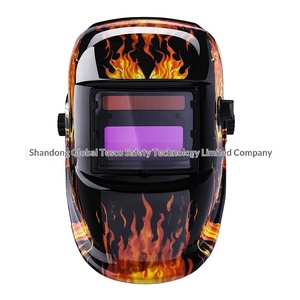 Casque de soudage à obscurcissement automatique à énergie solaire, <span class=keywords><strong>masque</strong></span> de soudage à l'arc à l'argon LCD monté sur la tête, modèle 107 avec design tête de mort, protection du visage - Product Image 3