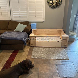 AromaNano Indoor Safety Pet House Wood Whelp Box <strong>Playpen</strong> for Pregnant Dogs <strong>Puppy</strong> - Product Image 2