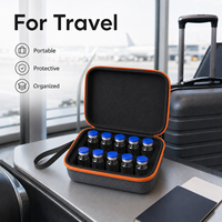 Étui de voyage rigide en EVA personnalisé pour flacons de médicaments, sac de rangement protecteur avec insert en mousse pour bouteilles en verre
