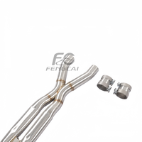 Système d'échappement racing sur mesure, tube intermédiaire pour BMW M8 F91/F93 4.4T, échappement cat-back en acier inoxydable, amélioration de puissance