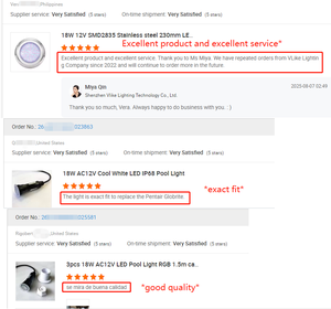 <span class=keywords><strong>35W</strong></span> 12V RGBW điện thoại thông minh mỏng phẳng hồ bơi đèn IP68 ánh sáng dưới nước 316ss dẫn ánh sáng dưới nước - Product Image 6