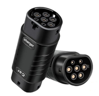 Adaptateur de charge portable pour VE GB/T vers Type 1 Type 2 Tesla, convertisseur conforme aux normes IP55 Europe et US, accessoires