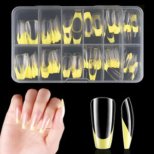 120 Uñas Postizas Francesas con Punta Blanca, ABS, Cobertura Total, Uñas de Gel Suave para Manicura Artística - Product Image 6