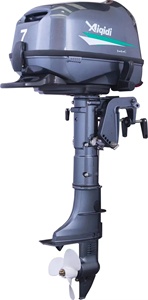 มอเตอร์ไฟฟ้านอกเรือรุ่นใหม่ 48V 7HP ใช้พลังงานแบตเตอรี่ รุ่น E7 พร้อมระบบระบายความร้อนด้วยน้ำ และความเร็วสูงสุด 4500-5000 รอบต่อนาที - Product Image 1