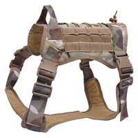 Harnais tactique pour chien en plein air gilet vêtements pour chiens de compagnie équipement de patrouille de chien harnais de poitrine combinaison de tourisme