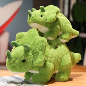Venta al por Mayor de Lindos Peluches de <span class=keywords><strong>Dinosaurios</strong></span> de 28-50 cm, Rellenos de Algodón PP, Tiranosaurio, Estegosaurio, Triceratops - Product Image 2