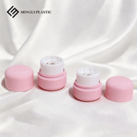 10g contenants de baume à lèvres emballage cosmétique sérigraphie personnalisé solide fard à joues bâton vide rose rond baume à lèvres tube bouteille