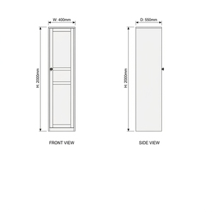 <span class=keywords><strong>Armario</strong></span> Estrecho Minimalista Moderno de 400 mm, <span class=keywords><strong>Armario</strong></span> Delgado de Una Puerta con Luz LED y Estantes Ajustables <span class=keywords><strong>para</strong></span> Dormitorios Pequeños y Apartamentos - Product Image 3