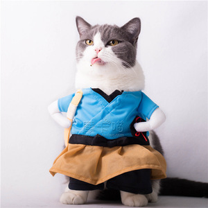 Costume de cosplay pour chat, style Urashima Taro, tenue de samouraï, vêtements pour animaux de compagnie, toutes saisons, design créatif - Product Image 2
