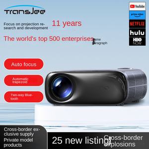 Nuevo proyector LED Auto-Focus Auto-Screen 4K 1080P Android 12 1000 Batería incorporada portátil inteligente 2G RAM Oficina Reunión Uso en el <span class=keywords><strong>hogar</strong></span> - Product Image 2