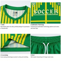 Maillot de football personnalisé pour jeunes et adultes, respirant et à séchage rapide, idéal pour les matchs et les entraînements d'équipe – Vente en gros à prix abordable