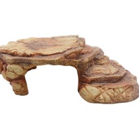 Vente directe usine Nouvelle plateforme de bain de soleil tendance pour tortues Accessoire d'aquarium très populaire pour reptiles en résine plastique pour animaux de compagnie