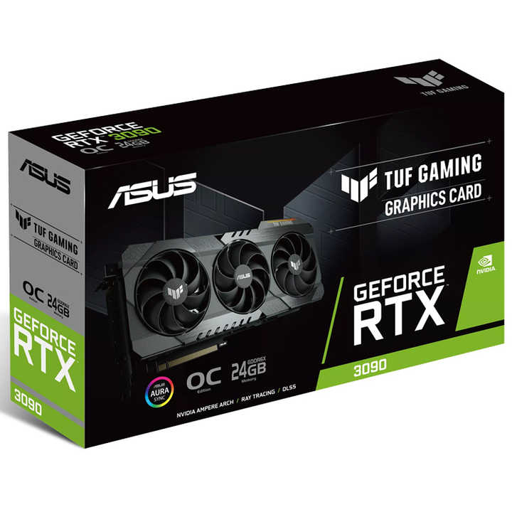 ASUS NVIDIA TUF Gaming GeForce RTX 3090 OC Editionは、24GB 