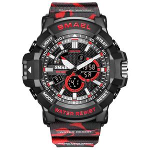 Reloj Deportivo Digital SMAEL 1809MC de Moda con Correa de Camuflaje para Hombre y Mujer, Montre Femme - Product Image 4