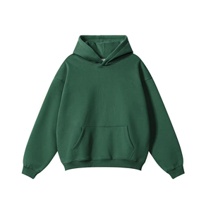 Sudadera con Capucha Oversize 100% Algodón con Estampado Puff, Calidad Superior, Estilo Urbano Americano, Sudaderas para Hombre - Product Image 1